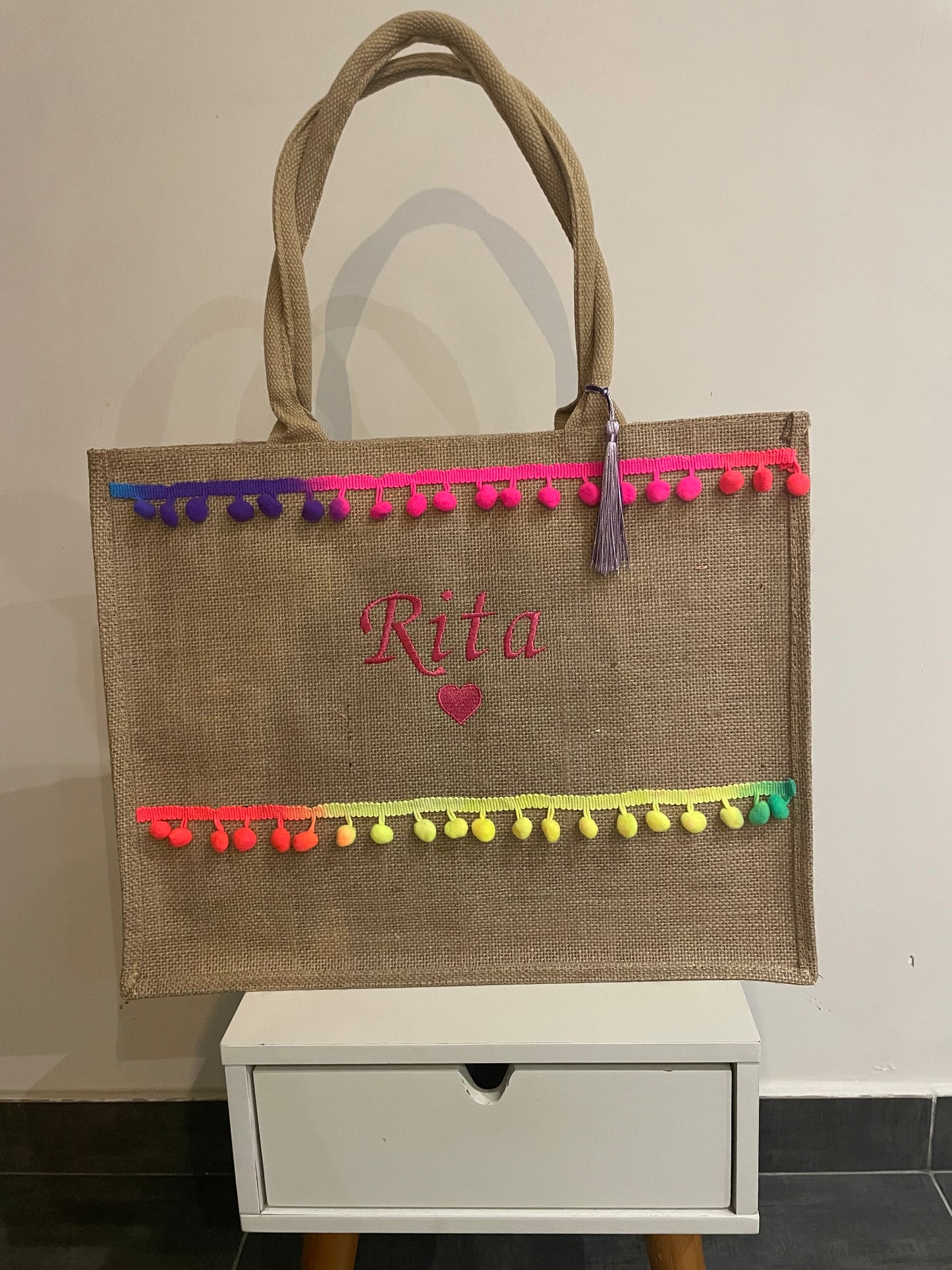 Borsa in juta, misura grande, capiente e robusta!