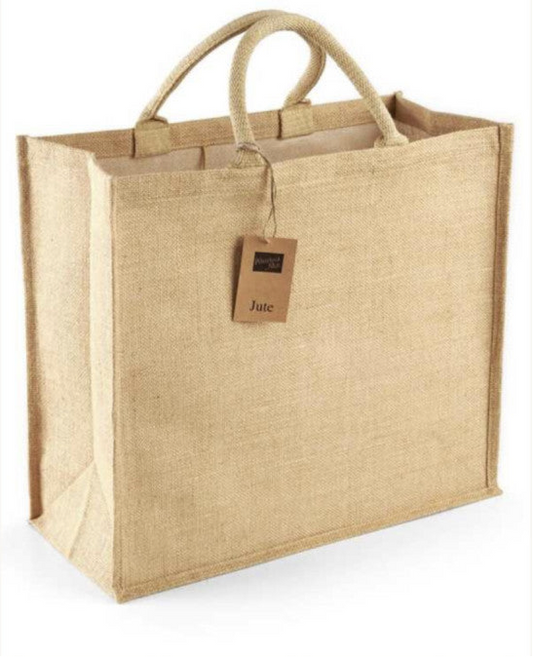 Borsa in juta, misura grande, capiente e robusta!
