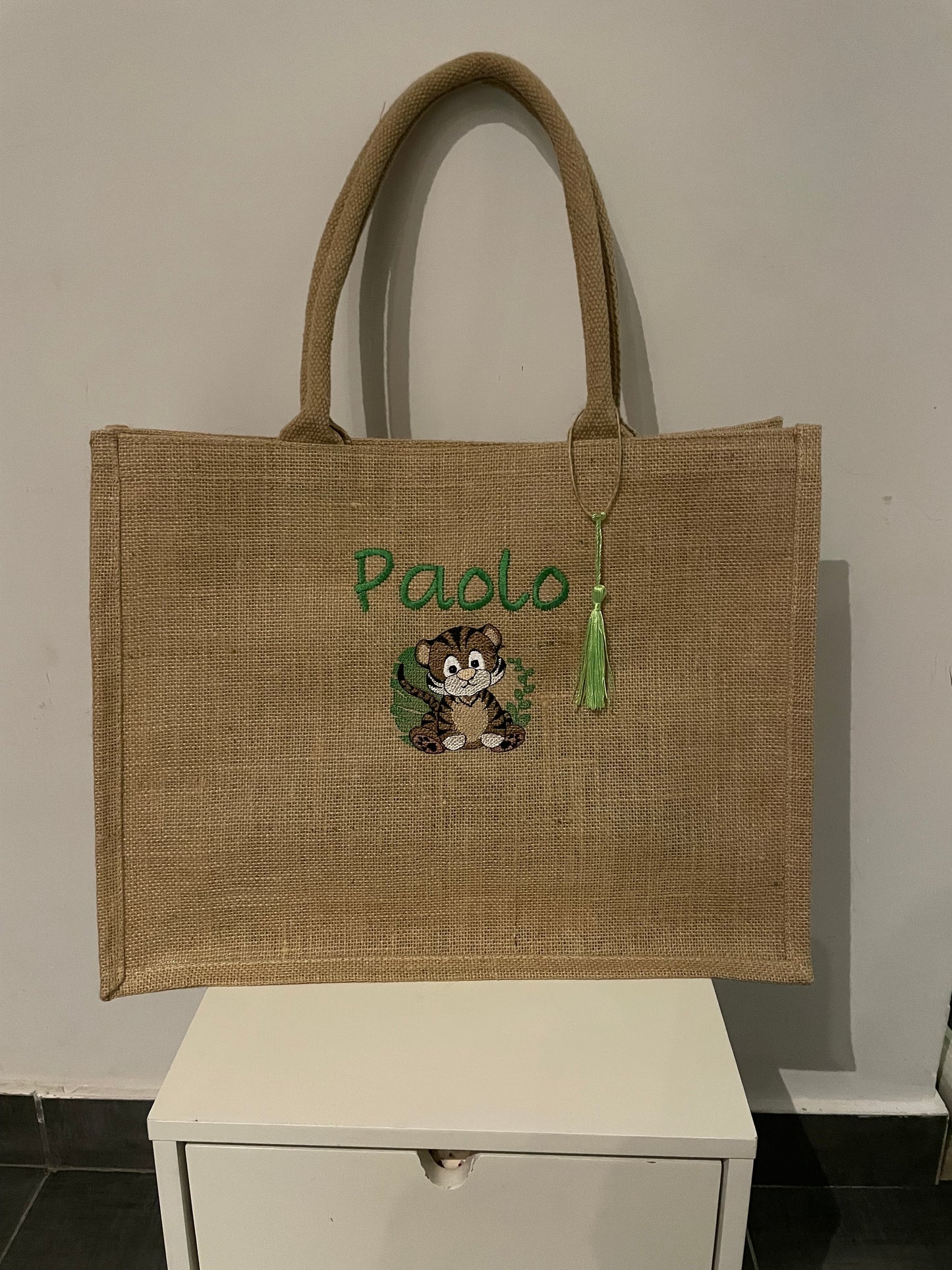 Borsa in juta, misura grande, capiente e robusta!